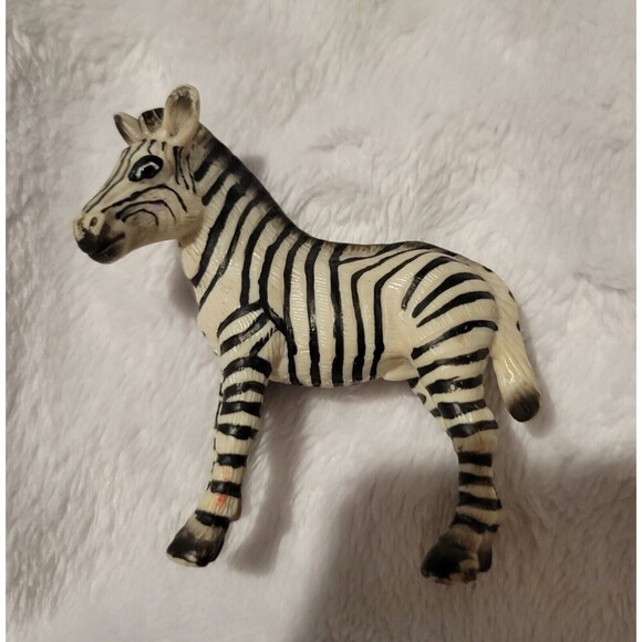 Vintage Schleich Zebra Male Adult Wildlife Animal Figure 1998 Retired 14148 - Picture 1 of 5